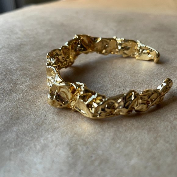 Amber Sceats Jewelry - Amber Sceats Handmade Gold Cuff Bracelet